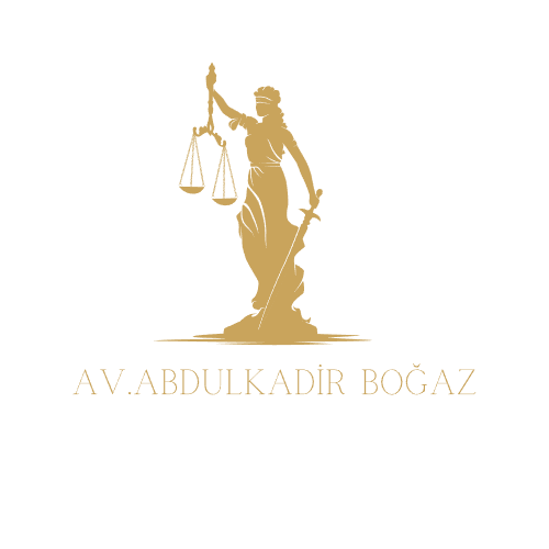 Av. Abdulkadir Boğaz adalet terazisi logosu
